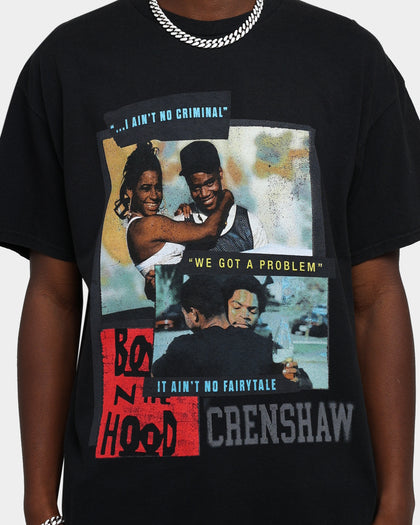 Goat Crew Collage Vintage T-Shirt Black Wash