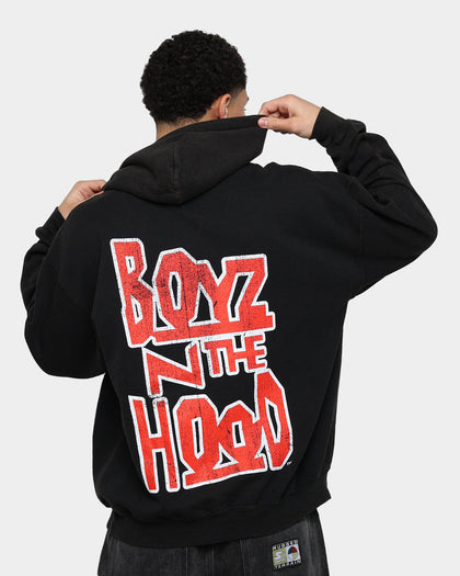 Goat Crew X Boyz N The Hood Logo Vintage Hoodie Black Wash