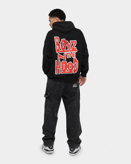 Goat Crew X Boyz N The Hood Logo Vintage Hoodie Black Wash