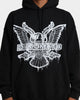 Dipset USA X Diplomats Drip Logo Vintage Hoodie Black Wash