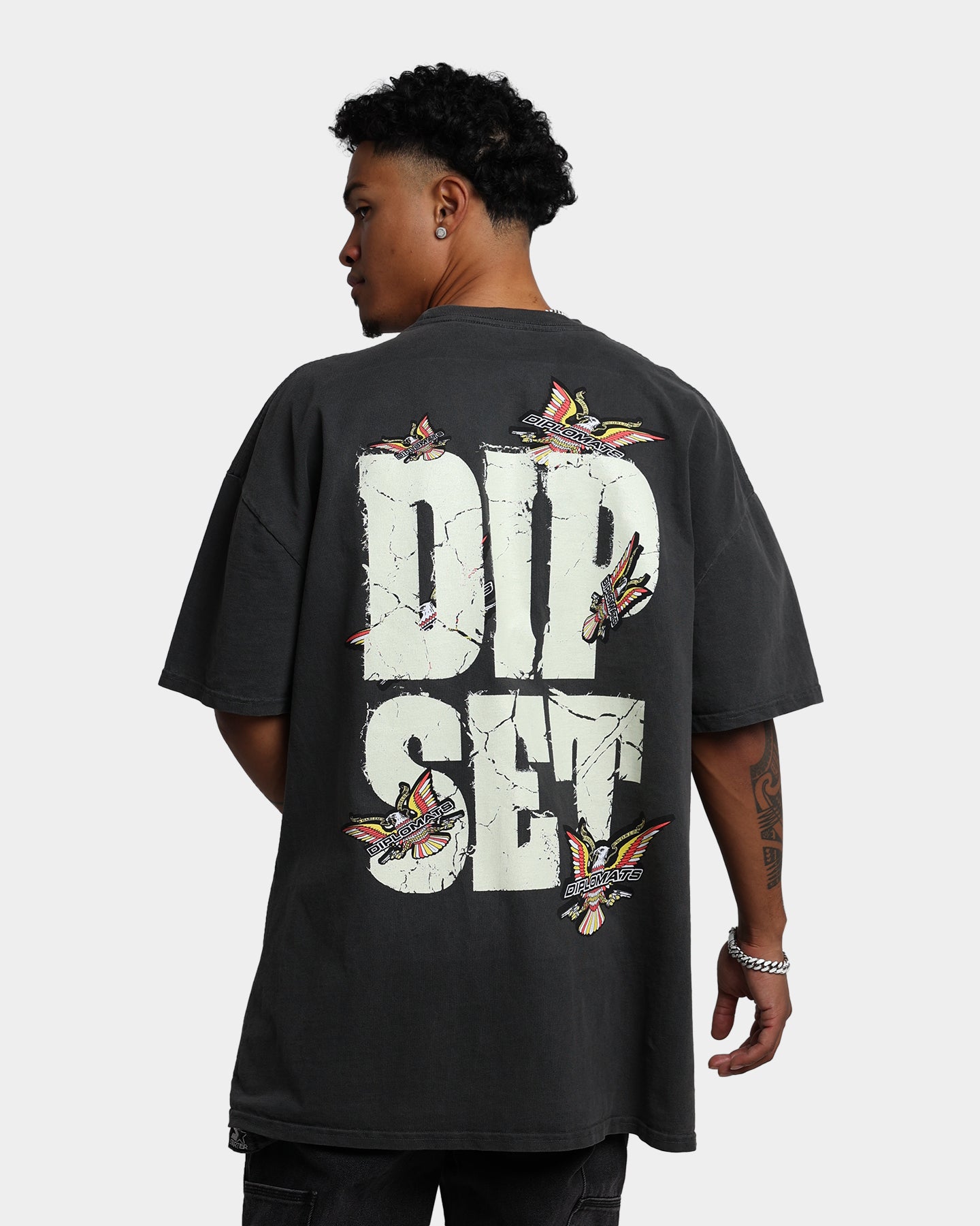 Dipset USA X Diplomats Juelz Santana Vintage T-Shirt Vintage Black