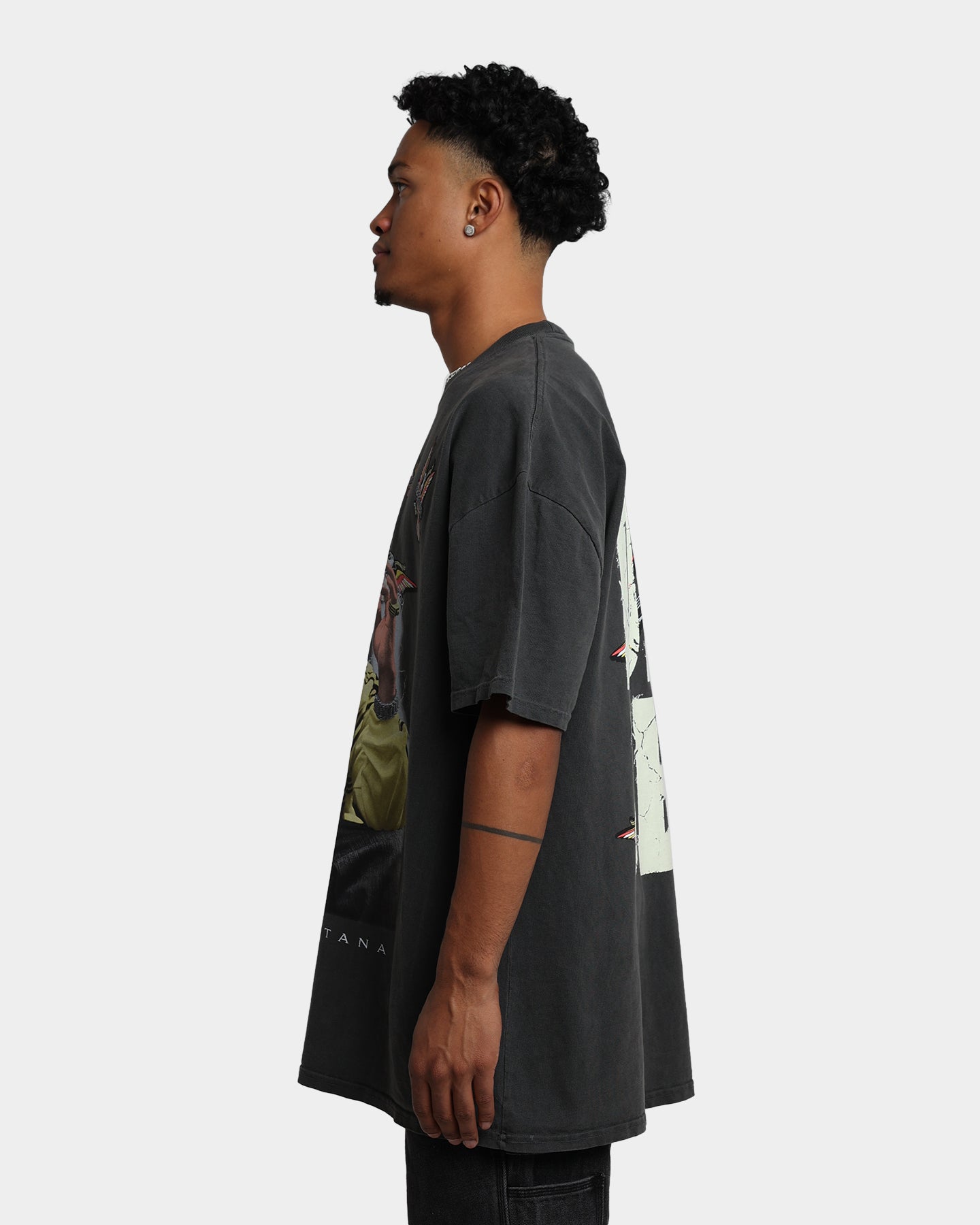 Dipset USA X Diplomats Juelz Santana Vintage T-Shirt Vintage Black