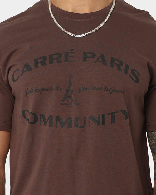 Carré Community Vintage T-Shirt Dark Brown
