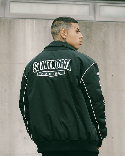 Saint Morta Pro Racing Bomber Jacket Black
