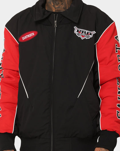 Saint Morta Pro Racing Bomber Jacket Black/Red
