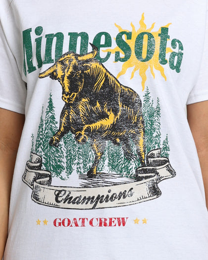 Goat Crew Minnesota Vintage T-Shirt White