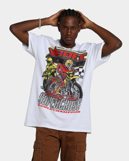 Goat Crew Supercross Racing Team T-Shirt White