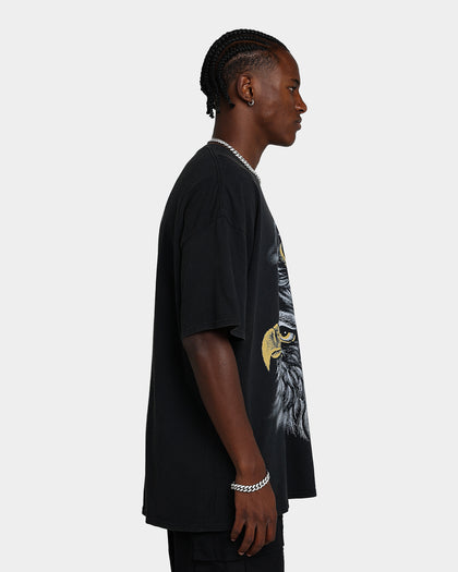 American Thrift Eagles Vintage T-Shirt Black Wash