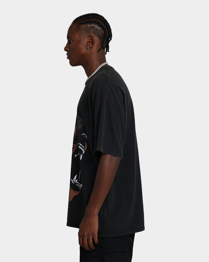 American Thrift Wolves Vintage T-Shirt Black Wash