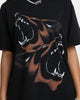 American Thrift Wolves Vintage T-Shirt Black Wash