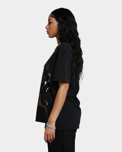 American Thrift Wolves Vintage T-Shirt Black Wash