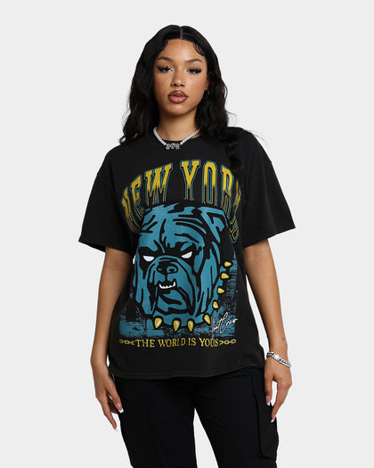 Goat Crew The World Is Yours Vintage T-Shirt Black Wash