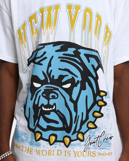 Goat Crew The World Is Yours T-Shirt White