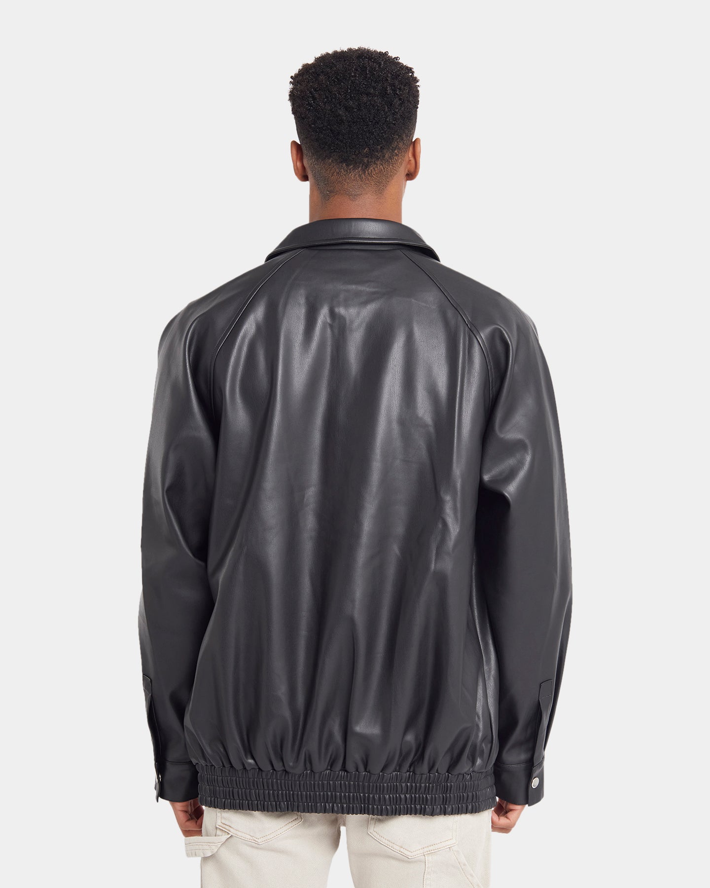 XXIII Levi PU Leather Jacket Black | Culture Kings US
