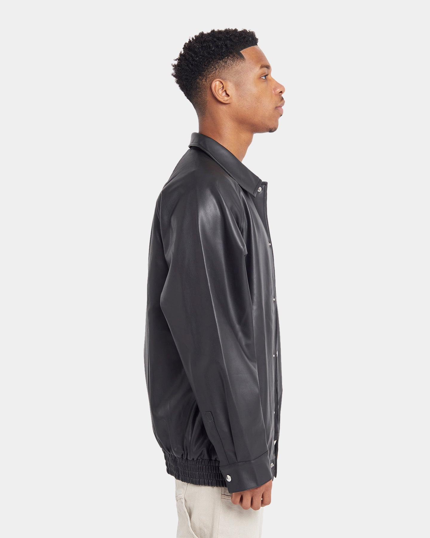 XXIII Levi PU Leather Jacket Black | Culture Kings US