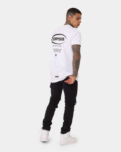 Emperor Apparel Ovale Hustle T-Shirt White