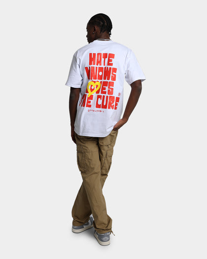 Goodsinners Hate Knows Loves The Cure T-Shirt White