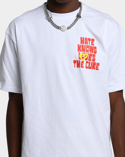 Goodsinners Hate Knows Loves The Cure T-Shirt White