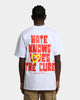 Goodsinners Hate Knows Loves The Cure T-Shirt White