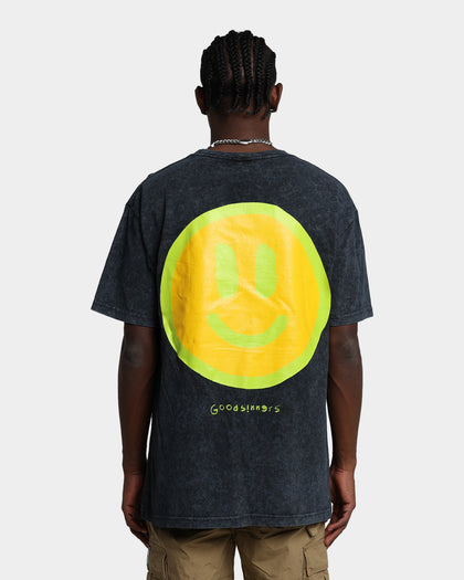 Goodsinner Just A Friendly Reminder Vintage T-Shirt Washed Black