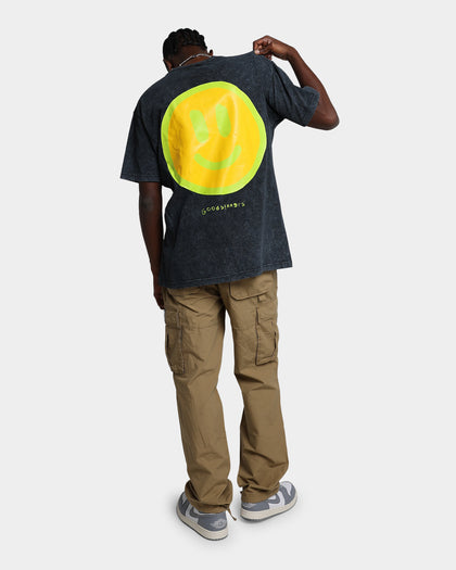 Goodsinner Just A Friendly Reminder Vintage T-Shirt Washed Black