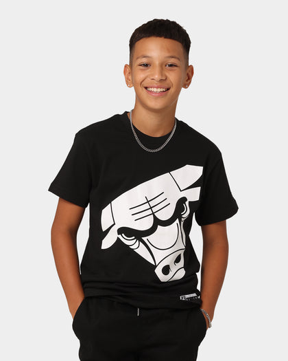 NBA Kids' Chicago Bulls Boxed Logo T-Shirt Black