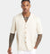 XXIII Terry Knit Button Up Shirt Tan