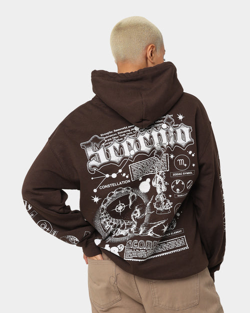 Rats Get Fat Scorpio Hoodie Brown