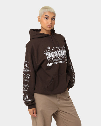 Rats Get Fat Scorpio Hoodie Brown