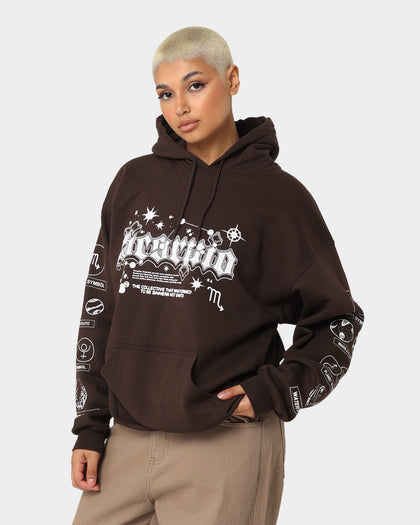 Rats Get Fat Scorpio Hoodie Brown