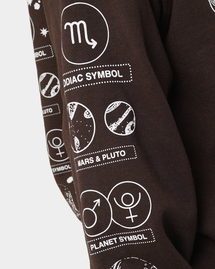 Rats Get Fat Scorpio Hoodie Brown