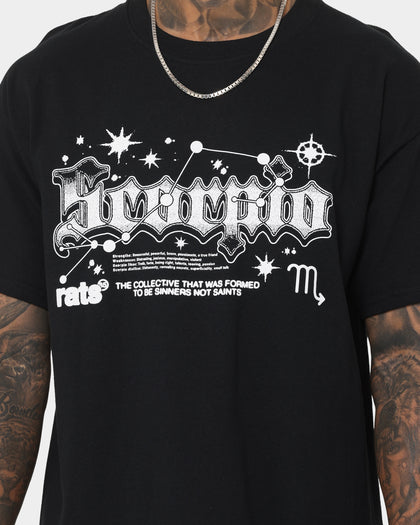 Rats Get Fat Scorpio T-Shirt Black