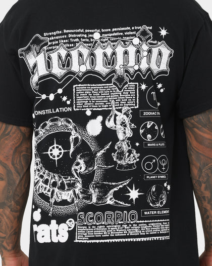 Rats Get Fat Scorpio T-Shirt Black