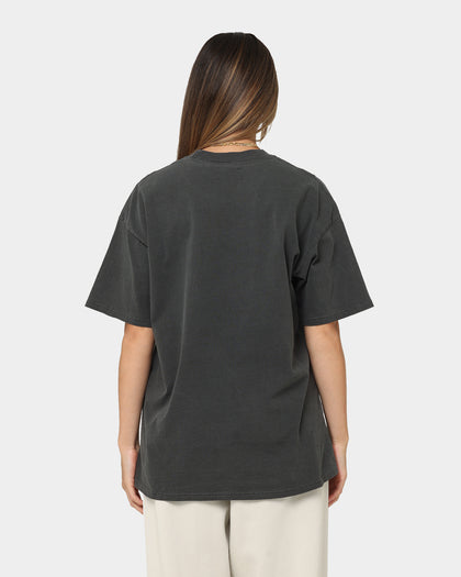 Joah Brown Women's Oversized Crew T-Shirt Washed Black
