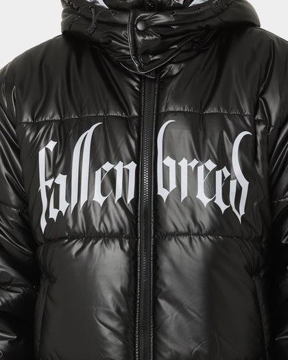 Fallen Breed Logo Puffer Jacket Black