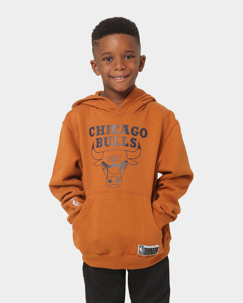 NBA Kids' Chicago Bulls Willis Fleece Hoodie Tan