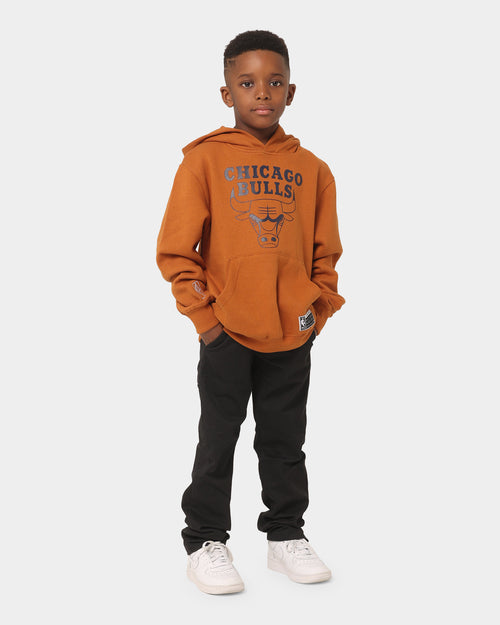 NBA Kids' Chicago Bulls Willis Fleece Hoodie Tan