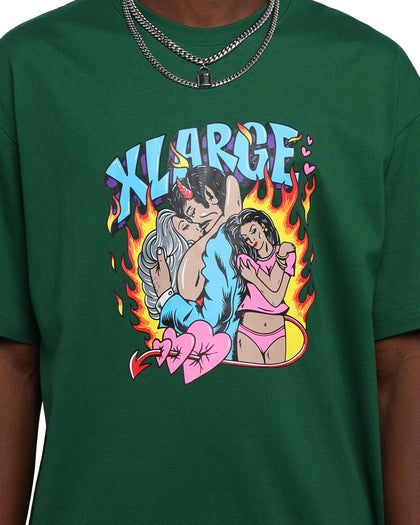 X-Large Cupid Trap T-Shirt Green
