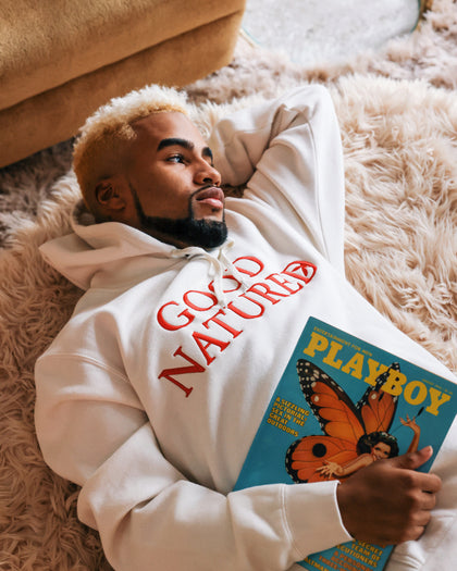 Playboy By CK Good Natured Hoodie Off White