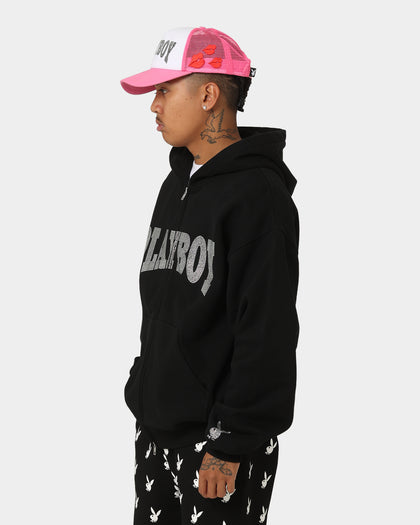 Playboy By CK Full Zip Club Hoodie Black