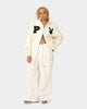 Playboy By CK Full Zip Varsity Hoodie Off White