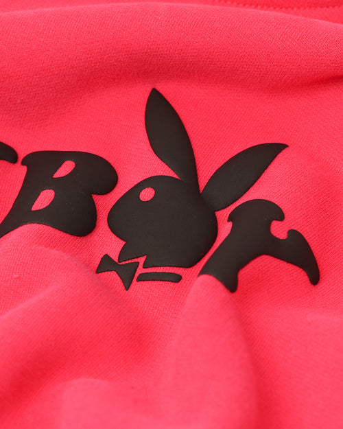 Playboy By CK Wordmark Hoodie Pink