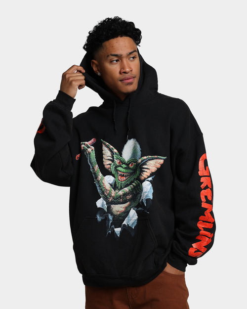 American Thrift X Gremlins Gremlin Vintage Hoodie Black Wash