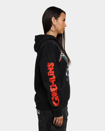 American Thrift X Gremlins Gremlin Vintage Hoodie Black Wash
