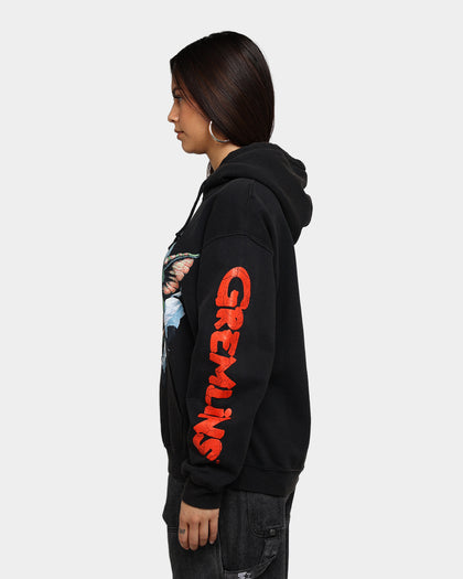 American Thrift X Gremlins Gremlin Vintage Hoodie Black Wash