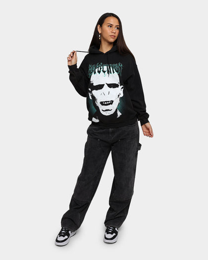 American Thrift X Harry Potter Lord Voldemort Vintage Hoodie Black Wash