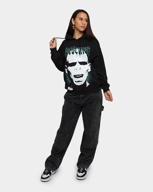 American Thrift X Harry Potter Lord Voldemort Vintage Hoodie Black Wash
