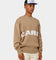 Carré Statement Knitted Sweater Stone