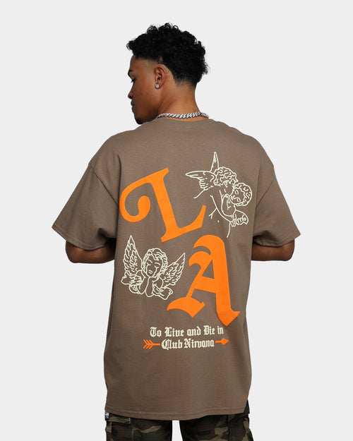 Goat Crew Club Nirvana T-Shirt Brown