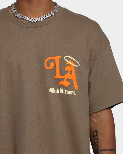 Goat Crew Club Nirvana T-Shirt Brown